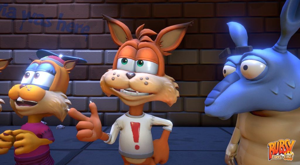 Bubsy: Paws on fire