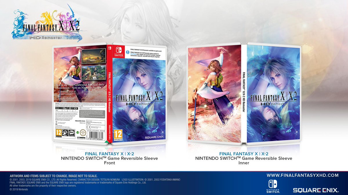 Ecco le boxart di Final Fintasy X/X-2 HD Remaster e Final Fantasy XII