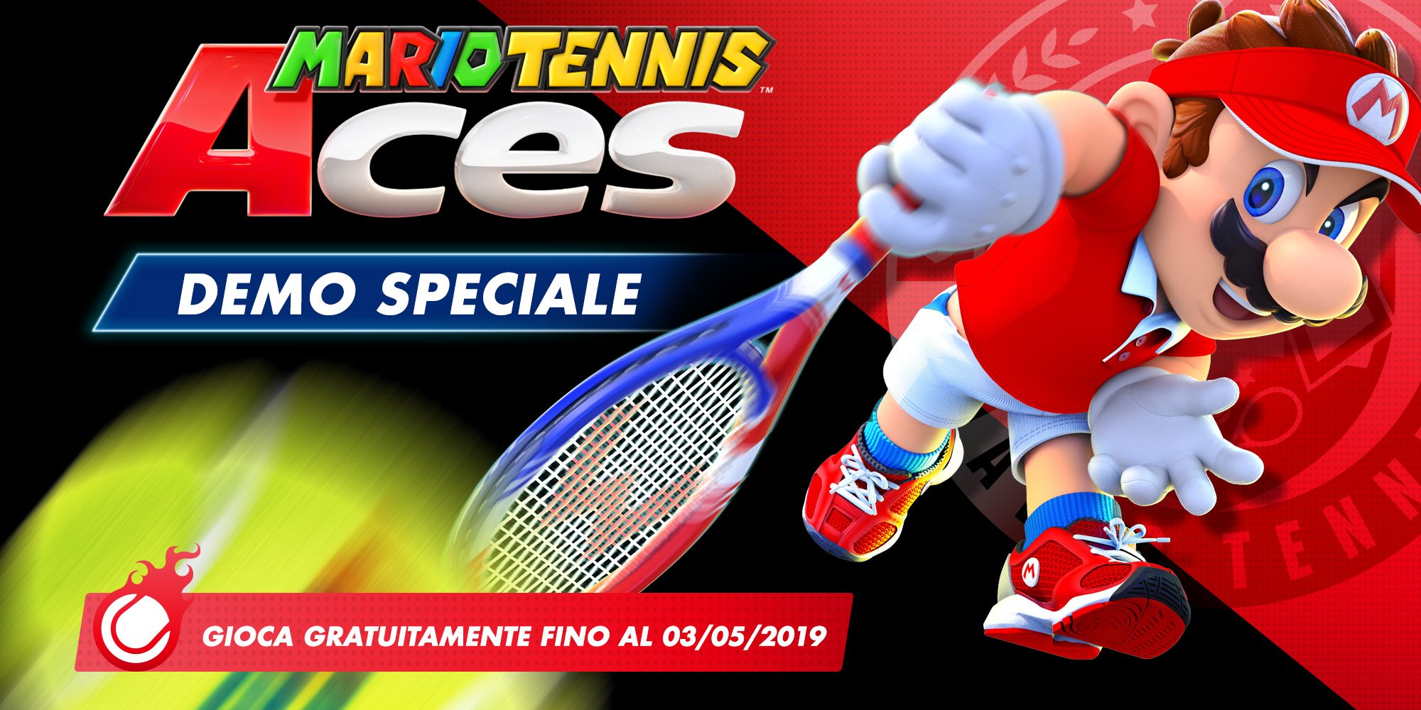 Già disponibile la demo speciale per Mario Tennis Aces