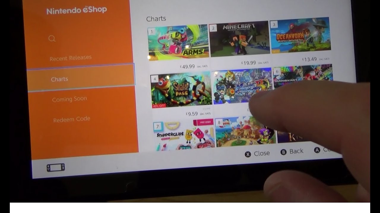 Nintendo Switch eShop: i giochi più scaricati della settimana