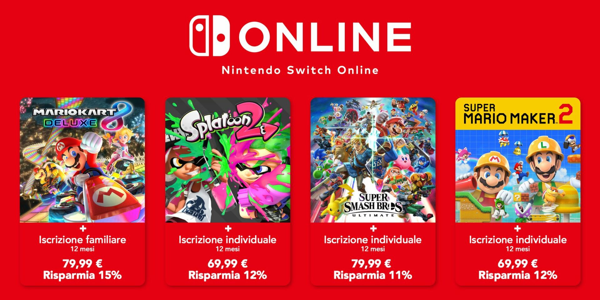 Nintendo Switch Online: svelate nuove offerte con giochi inclusi