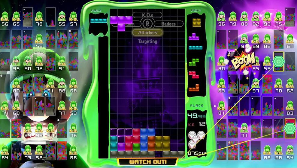 Luigi si unisce a Tetris 99 per il prossimo torneo Grand Prix
