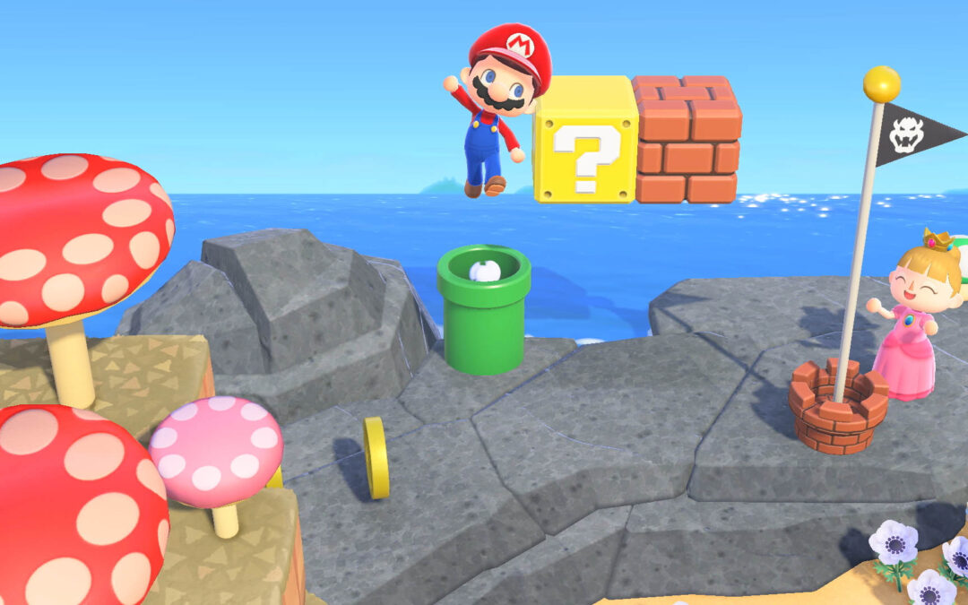 Animal Crossing: New Horizons, gli oggetti a tema Super Mario arrivano l’1 Marzo