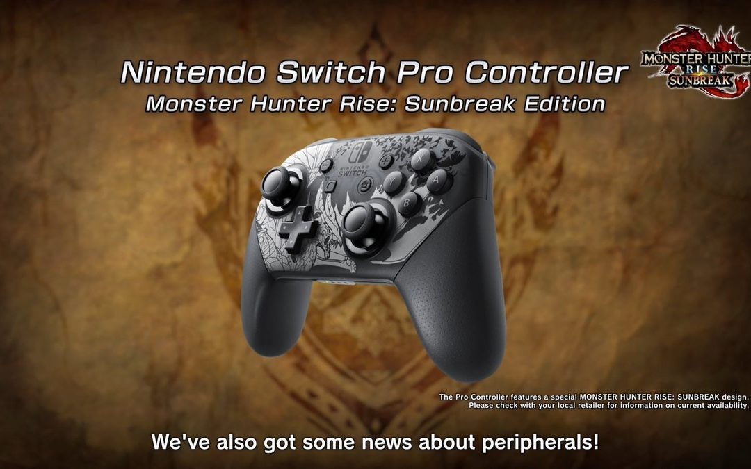 Monster Hunter Rise: Sunbreak, annunciato il Nintendo Switch Pro Controller