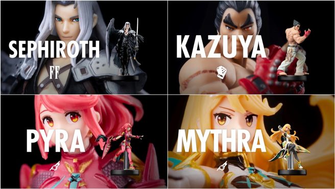 Rivelata la data di uscita degli amiibo di Sephiroth e Kazuya mentre Pyra e Mythra arriverrano durante il 2023