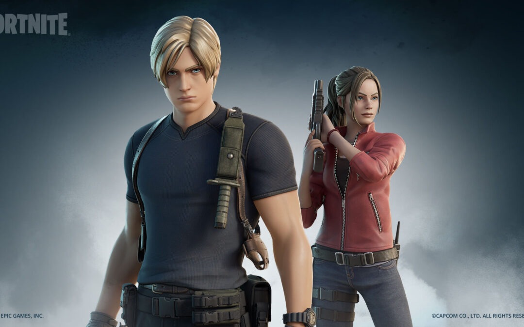 Leon S. Kennedy e Claire Redfield entrano in azione su Fortnite